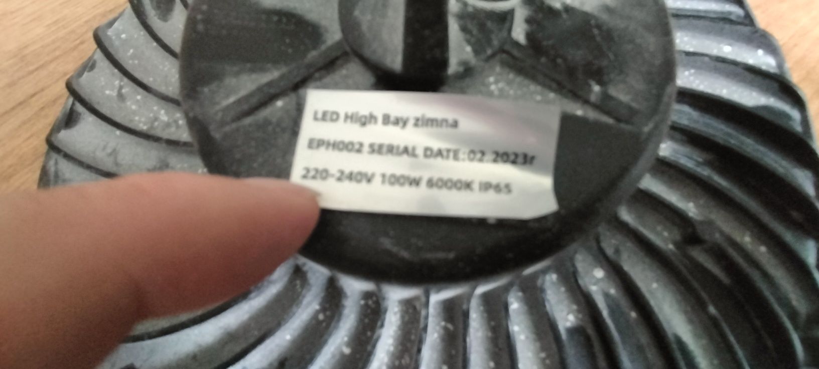 Lampa ledowa okrągła