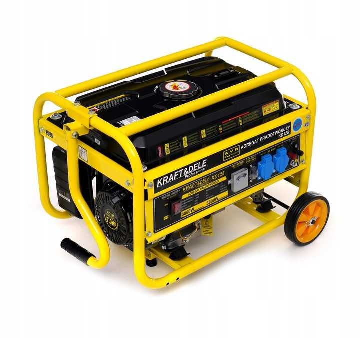 Agregat Prądotwórczy 7KM 230V GENERATOR 3800W AVR Na Kołach Sklep