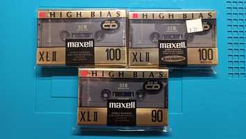 Maxell XLII 90, 100 1994г Япония аудиокассета аудио кассета касети