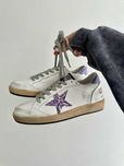 Кросівки Golden Goose GGDB Ballstar White Purple premium