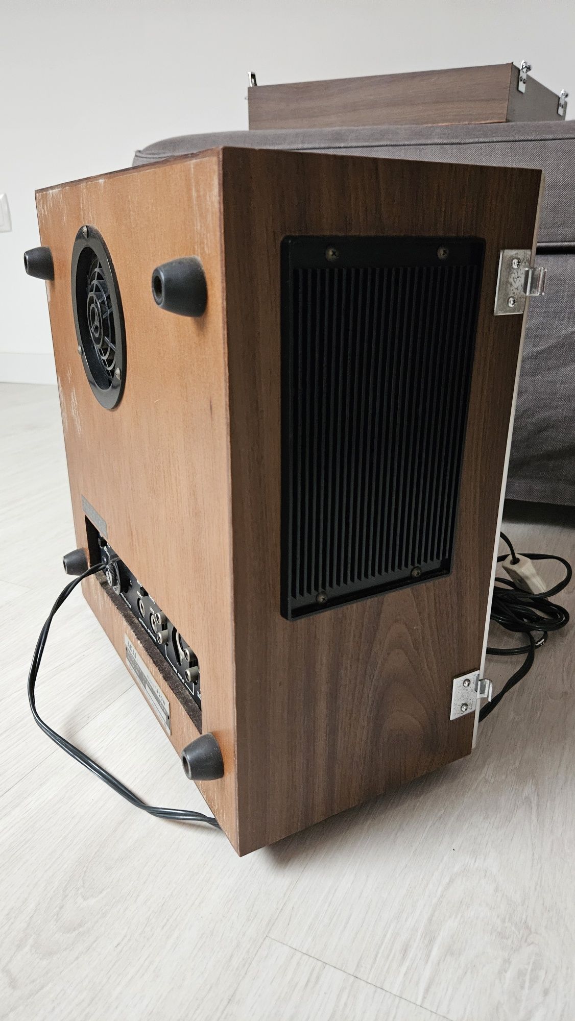 Sistema de som Akai Reel to Reel tape deck
