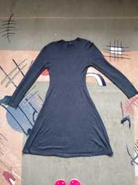 Szara sweterkowa sukienka C&A rozmiar M