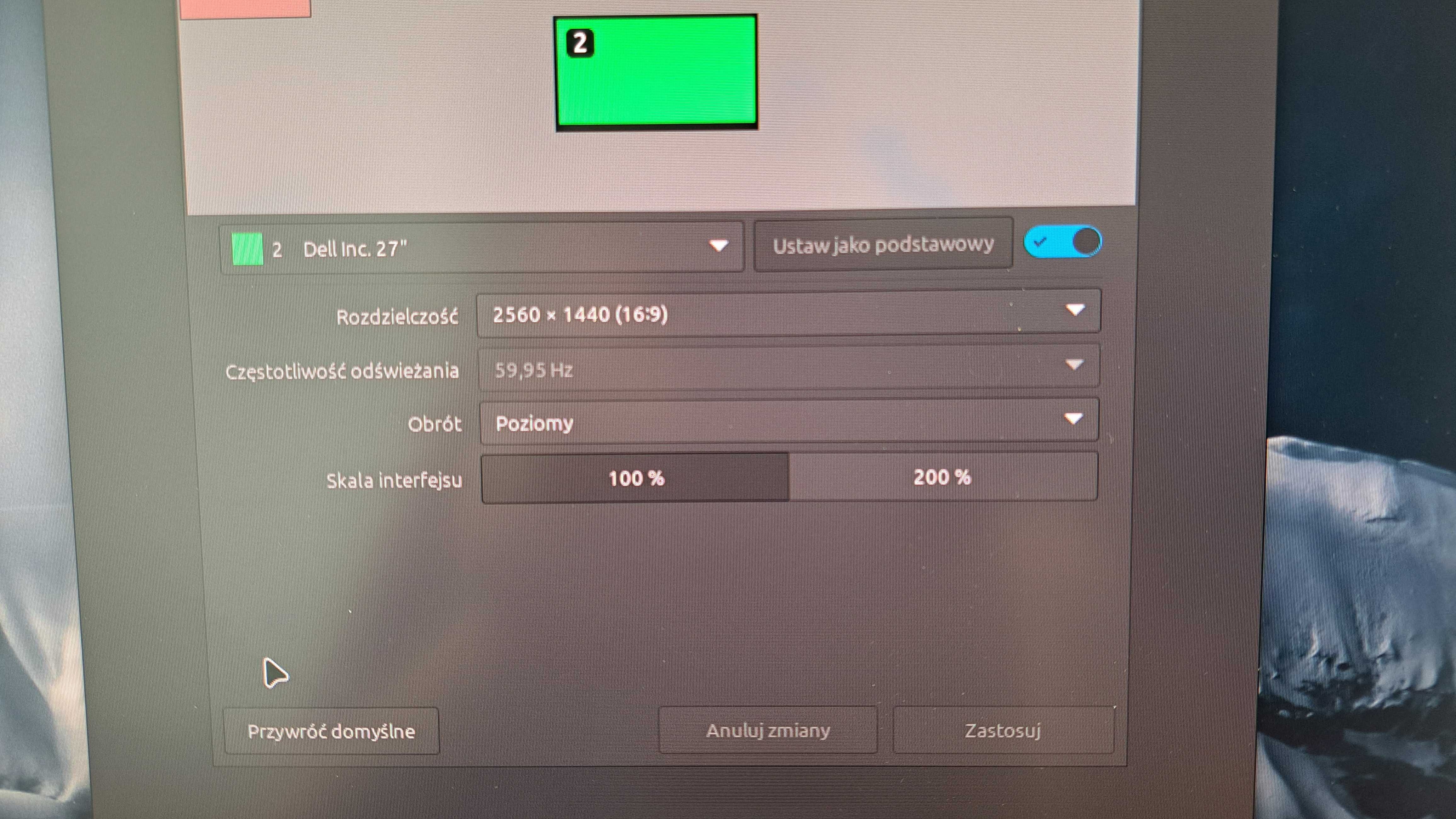 Monitor Dell U2713hb/rozdzielczość 2k/IPS