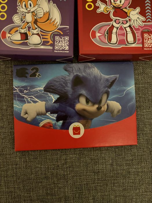 3 Briquedos Sonic Mcdonalds (portes incluidos)