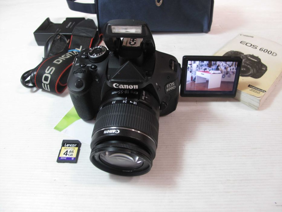 Canon 600D+18-55mm só 17 mil disparos - Fotos e Video
