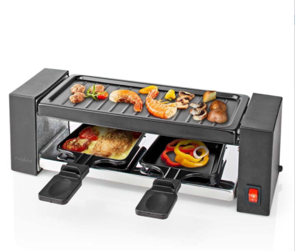 Zestaw Raclette i Gourmet Tristar – Wielofunkcyjny Grill Stołowy