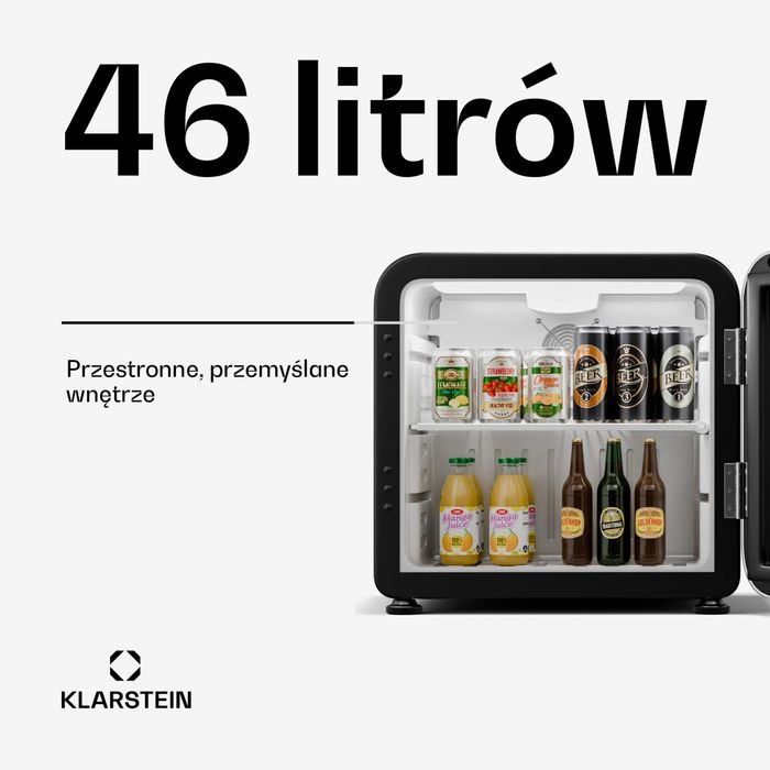 Lodówka Chłodziarka na napoje piwo wino Klarstein Audrey Evo Retro