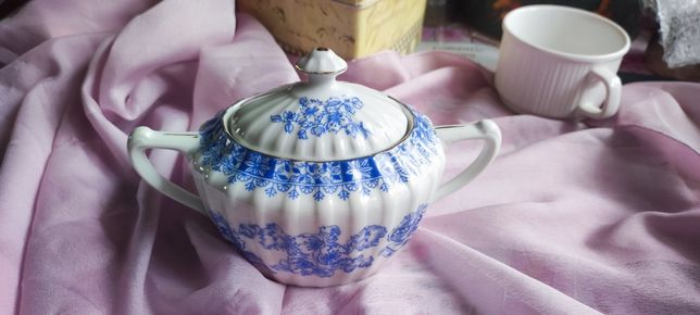 Cukiernica China blau porcelana Germany antyk