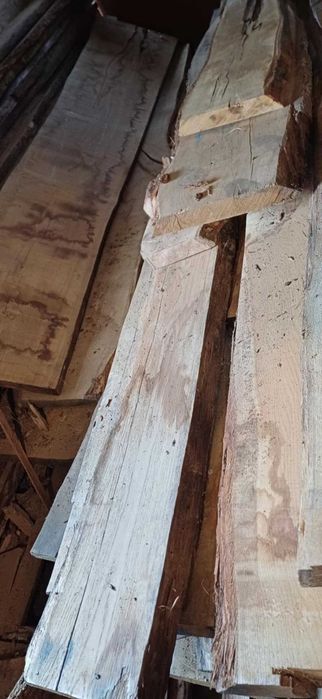 Tarcica dębowa sucha po suszarni deska dębowa 50mm długa klasa 3-4