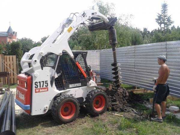 Гидровращатель Бур Ямобур Гидробур DIGGA PDX2-PD-4 для BOBCAT CAT JCB