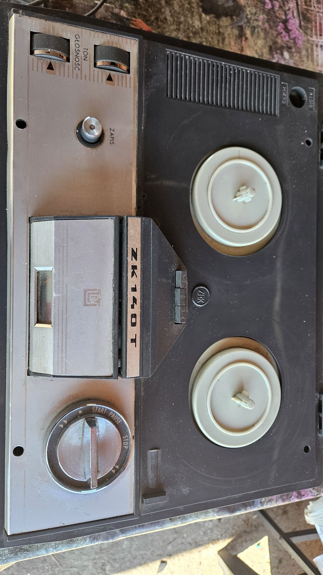 Magnetofon szpulowy Zk 140 prl