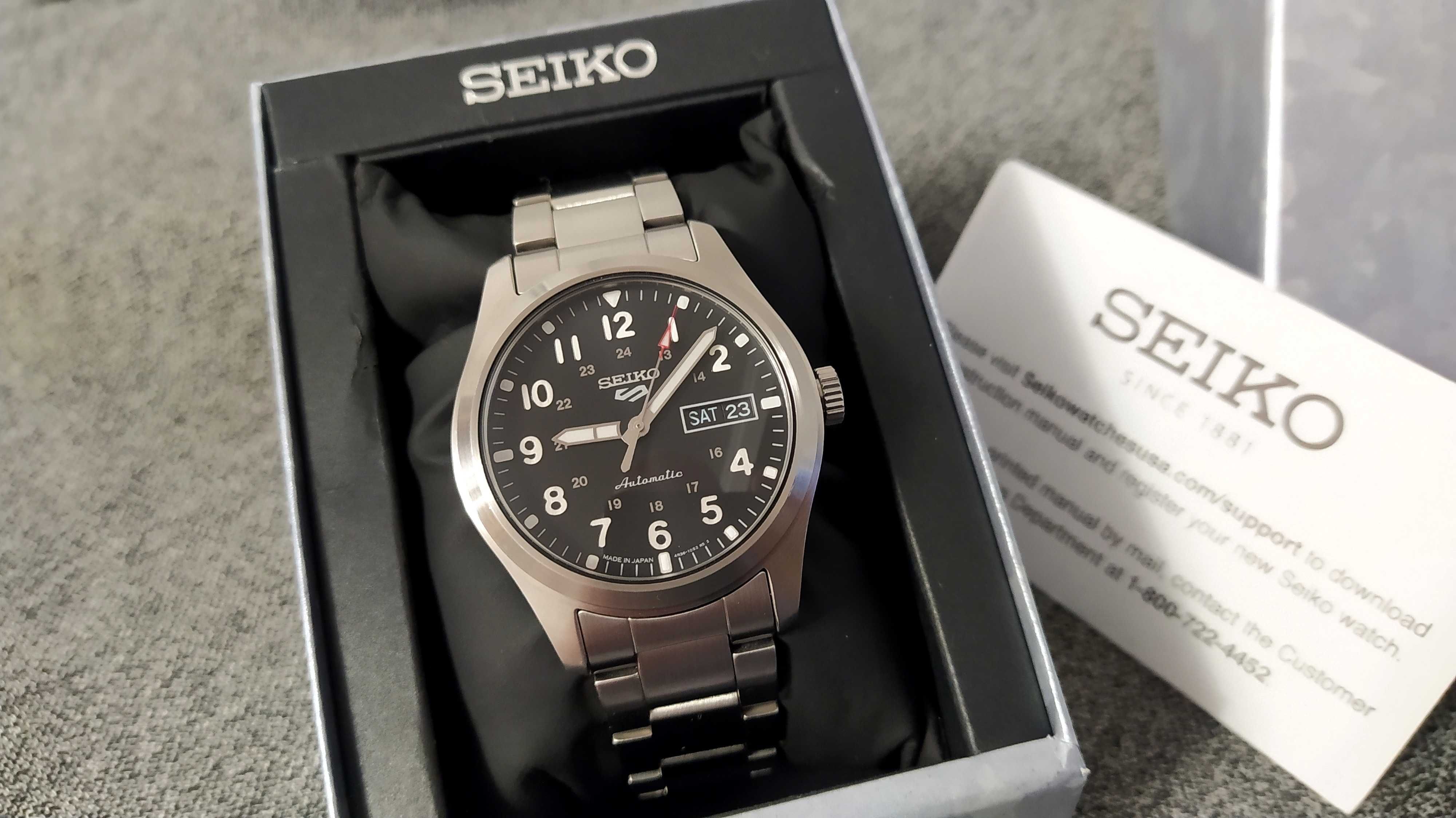 б.в. Seiko 5 SRPG27 Made in Japan механіка 4R36A 100м годинник