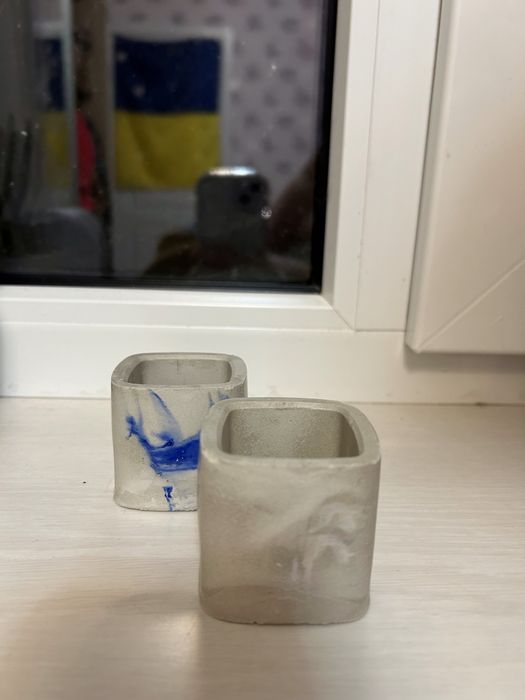 Гіпсові горшичкі