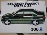 Плакат Peugeot(пежо) 306