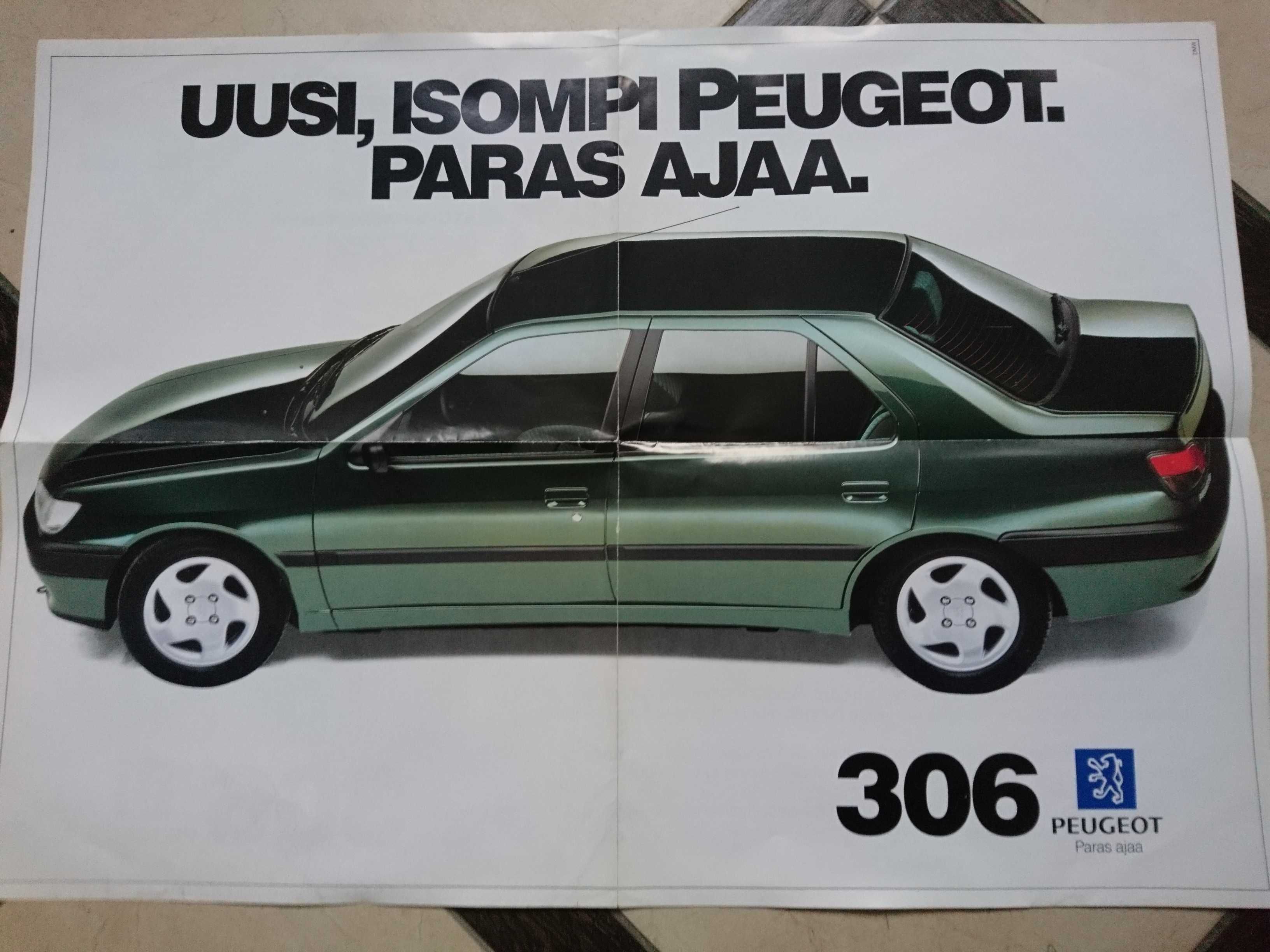 Плакат Peugeot(пежо) 306