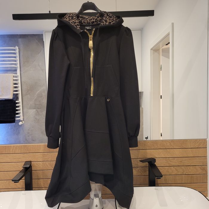 By o la la Glam sukienka bluza asymetryczna czarna Nowa