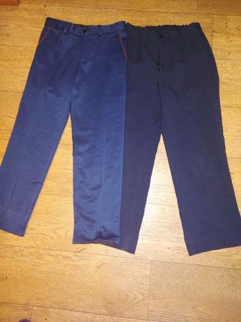 2 пари 70 грн школьные брюки синего цвета 128 узкие