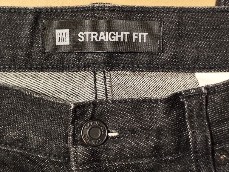 spodnie GAP STRAIGHT FIT W38 L32 pas 97 98 99 - 100 - 101 102 j. NOWE
