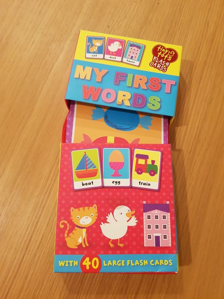 Flashcards Tiny Tots - My first words 40 kart