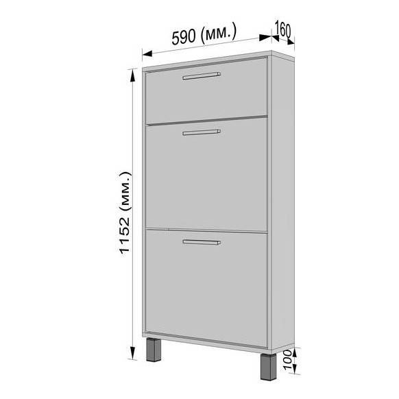 Тумба для взуття‼️Бічна шафа у коридор Ламінована ДСП Широкий вибір