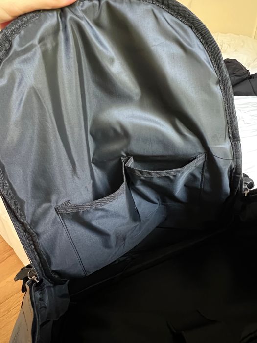 CZARNY plecak miejski eko skórzany elegancki na laptopa do pracy