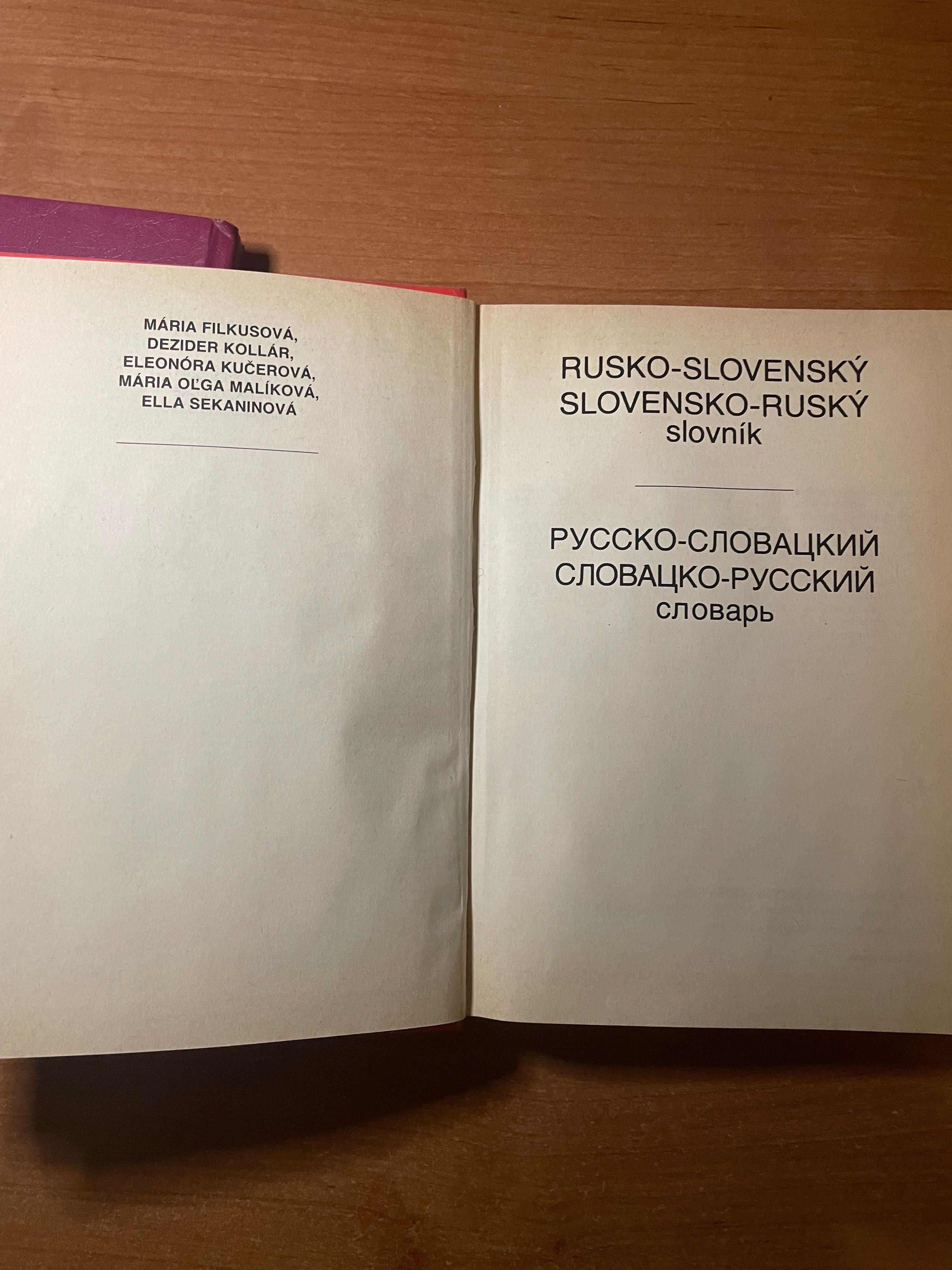 Русско-словацкий и словацко-русский словарь