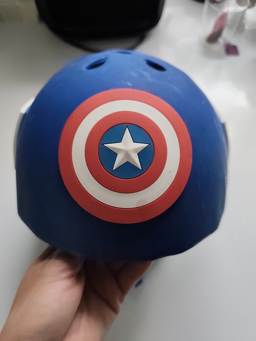 Dziecięcy kask rowerowy rozm 50-54cm Kapitan Ameryka Marvel
