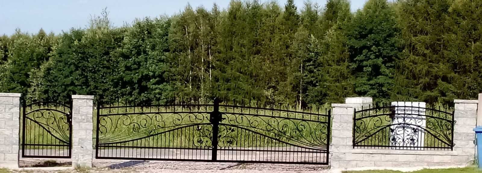 Bramy wjazdowe skrzydłowe brama zewnętrzna pod wymiar Wzór 21