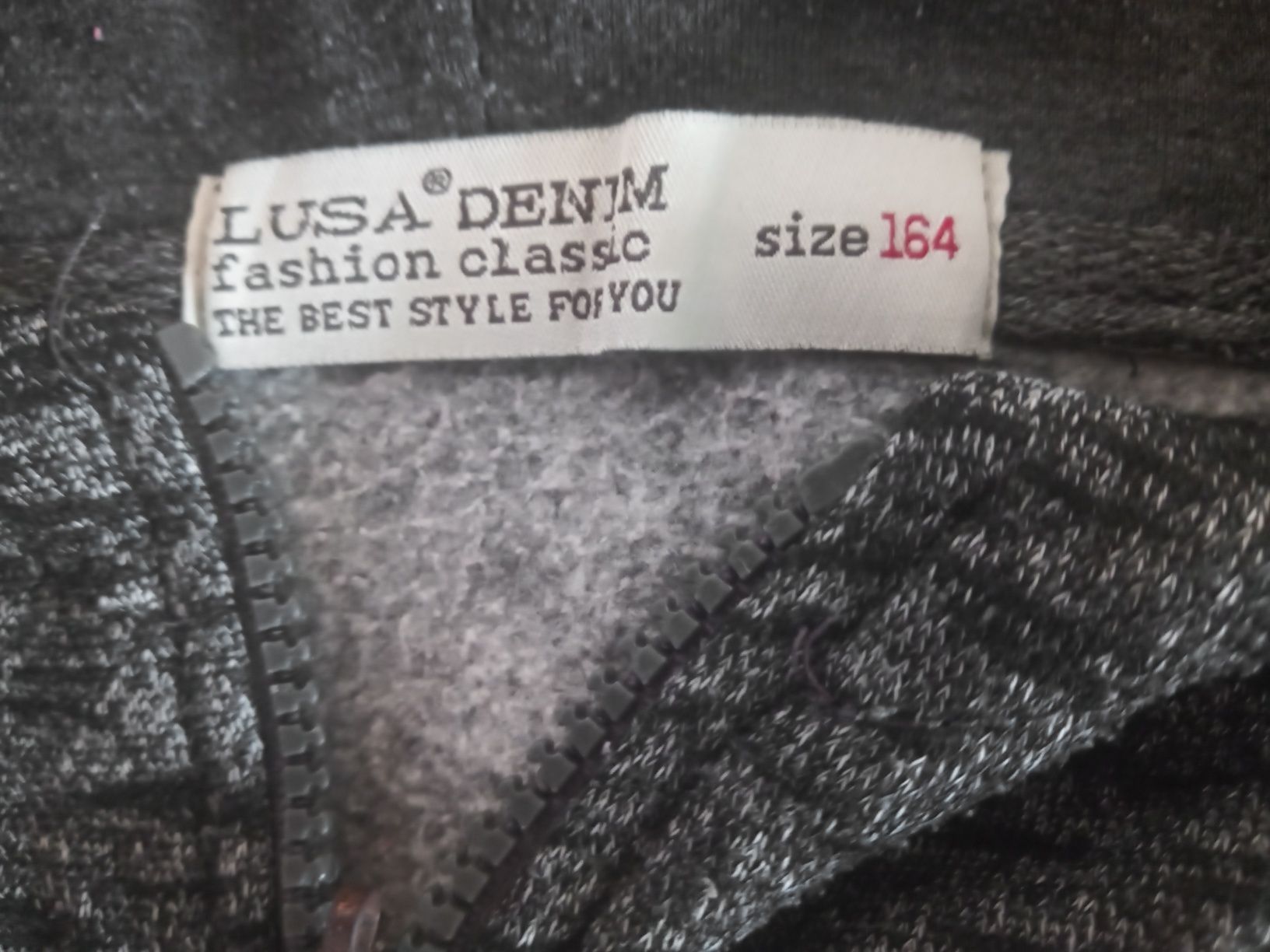 Młodzieżowa bluza z kapturem Denim