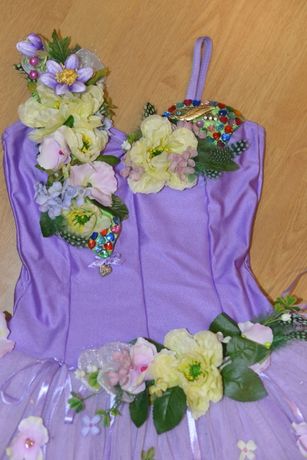 Шикарный карнавальный костюм Фея цветов, Королева цветов