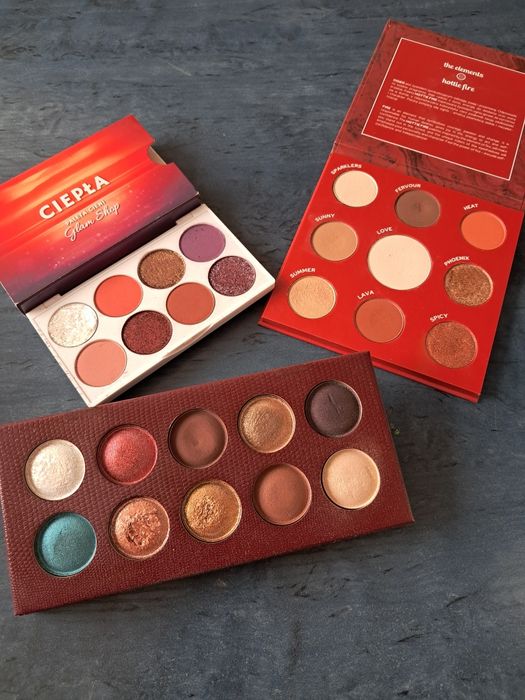 Glam shop paleta cieni ciepła recvolution claresa
