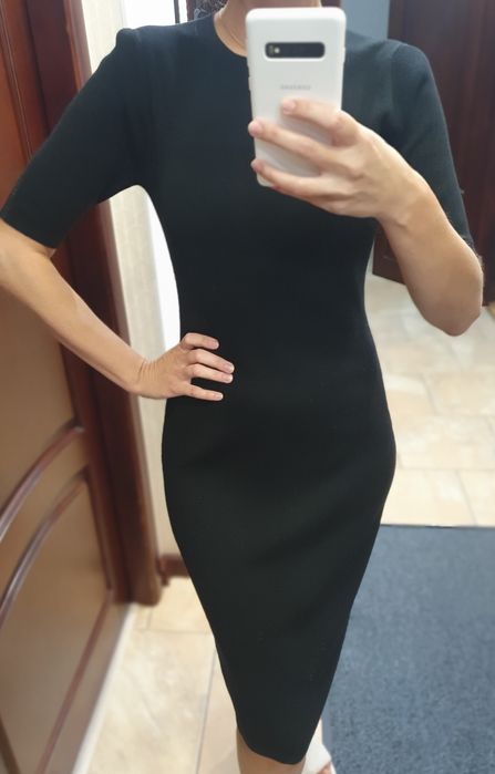 Платье тонкая вязка S-M