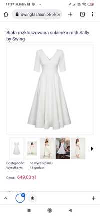 Sukienka ślubna/biała