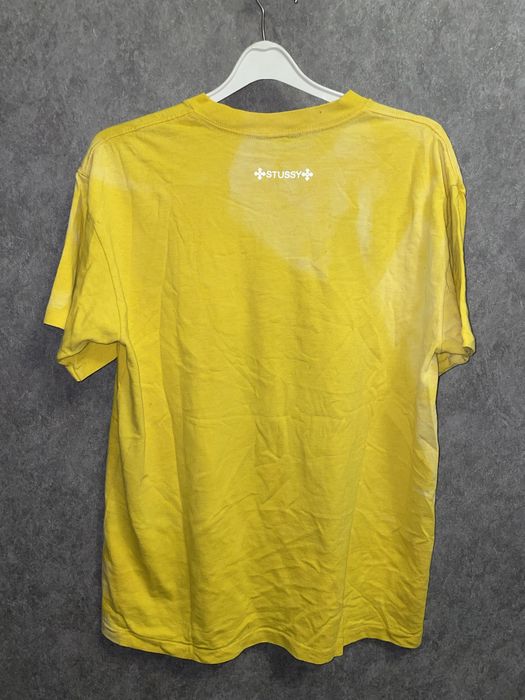 Мужская винтажная футболка Stussy Reflective Logo Vintage 90s