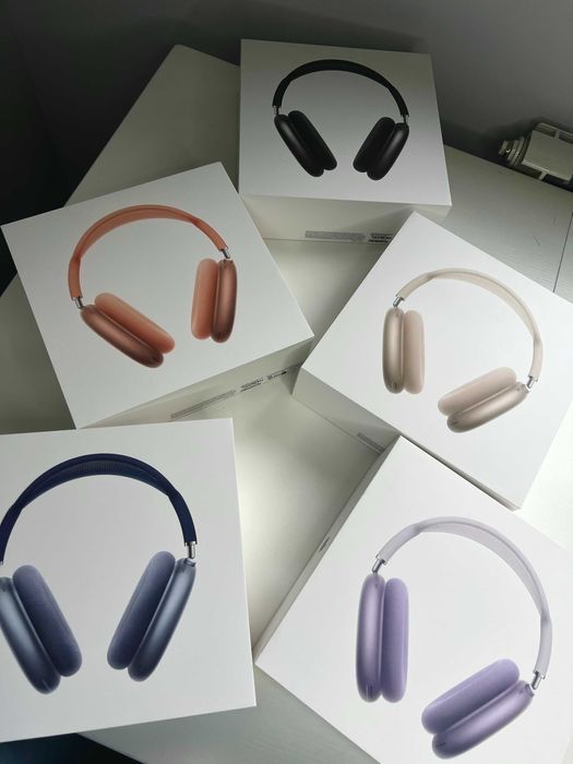 Помаранчеві аірподси макс 2 генерація 1в1