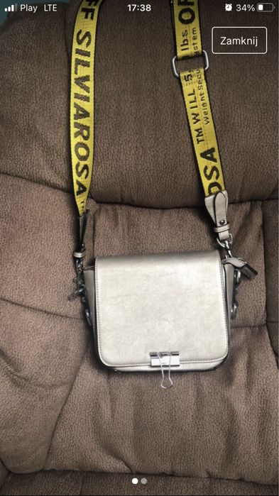 Torebka damska srebrna