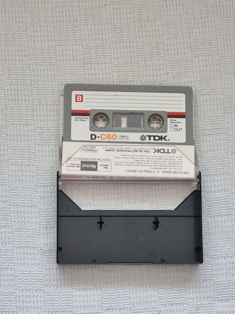 Kaseta TDK D60 1979 rok początki kaset TDK stan bd