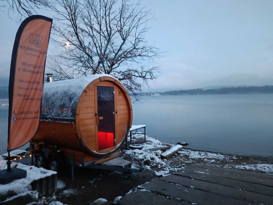 [dostępny Sylwester i Święta] Sauna mobilna z dowozem na wynajem!