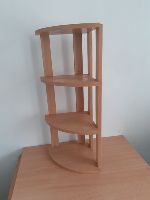 Szafka narożna półka narożna drewniana