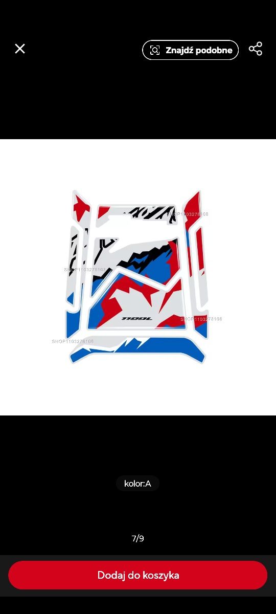 Tank Pad do CRF 1100 Africa Twin