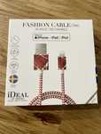 iDeal Sweden Fashion Cable Scarlet Red Marble kabel iPhone