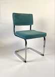 Krzesła Mid-Century DUTCH DESIGN turkusowe
