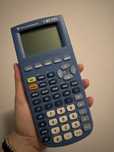 Maquina calculadora cientifica azul