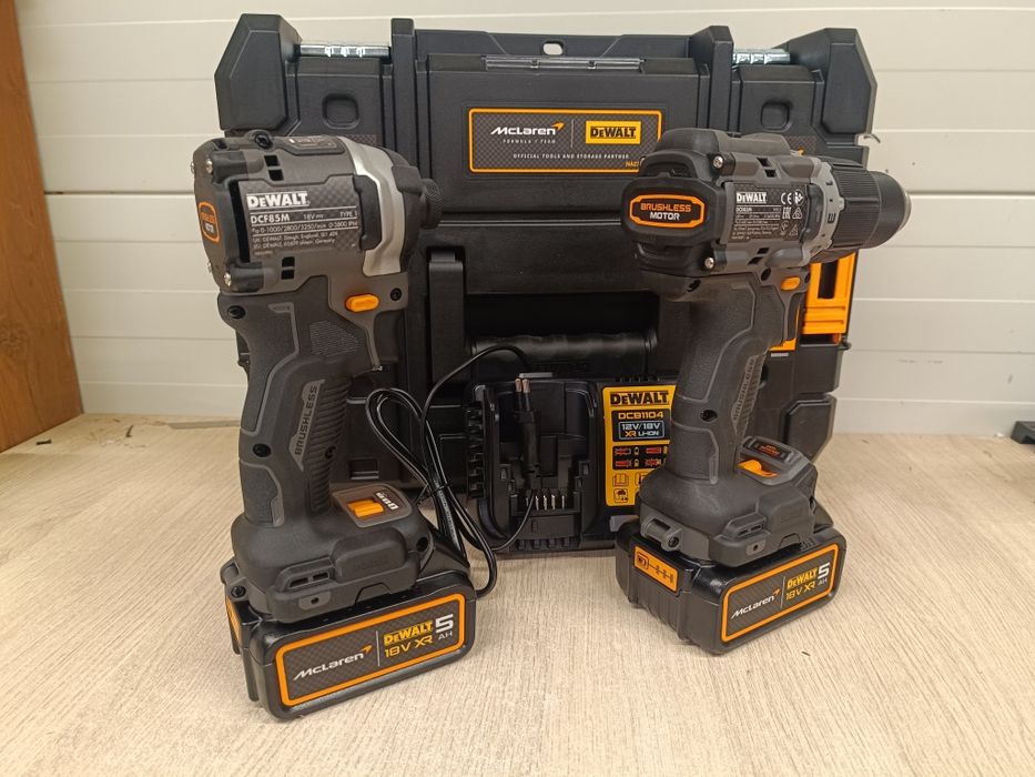 DeWalt DCK200MP2T 18V McLaren ZESTAW 2x5ah wkrętarka zakrętarka DCD85M