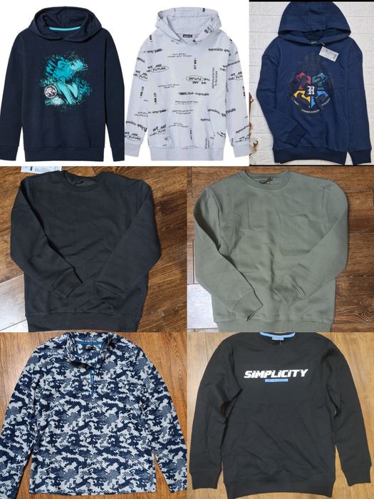 Спортивные штаны , джинси, свитшоты, костюмы, пижамы, трусы, футболки.