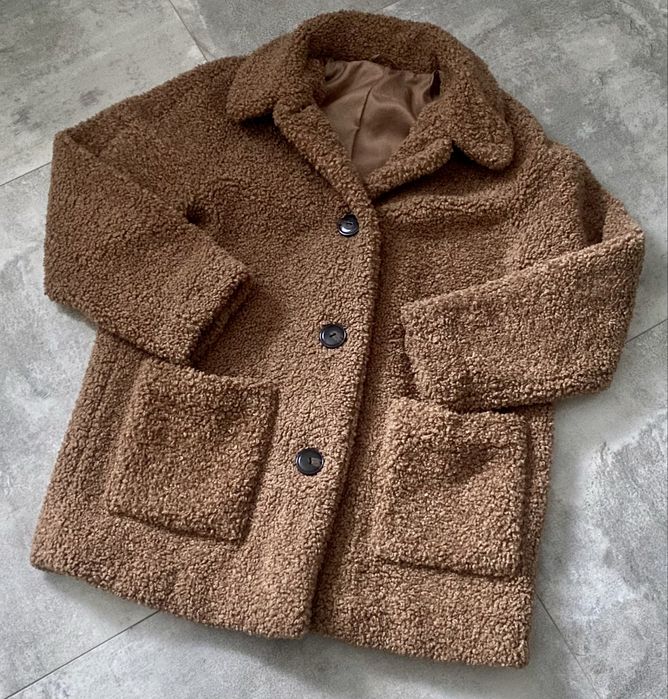 Futerko płaszczyk typu teddy Marks and Spencer rozm. 42