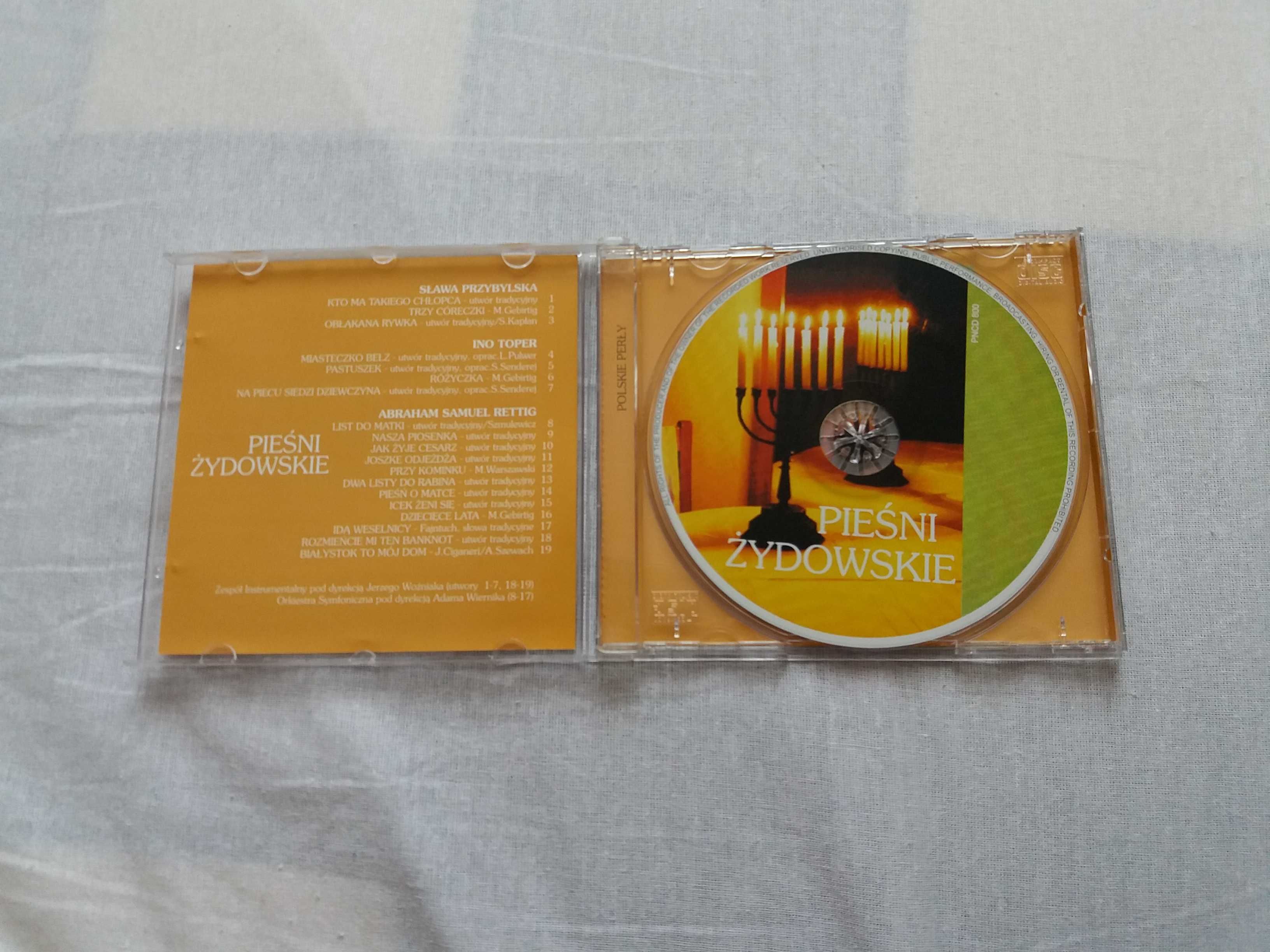 CD Pieśni Żydowskie Sława Przybylska Ino Toper Abraham Rettig bdb