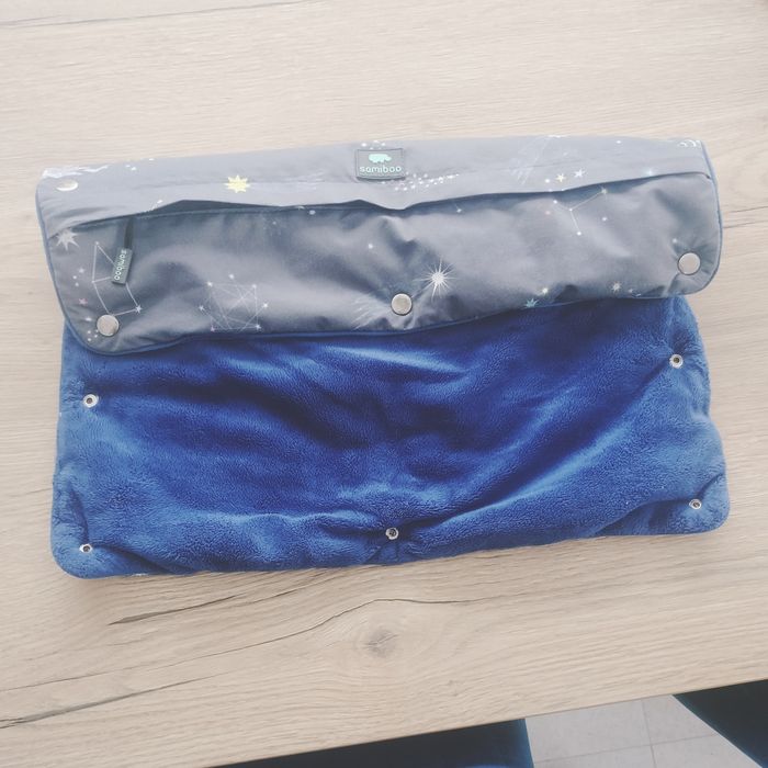 Śpiworek Samiboo SUPERB Classic Galaktyka Granat, MUFKA GRATIS