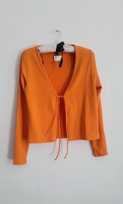 OKAZJA h&m sweter sweterek narzutka bluzka bolerko jesień m l m s 38