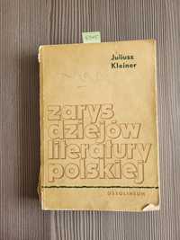 5345. "Zarys dziejów literatury polskiej" Od początku do 1918.